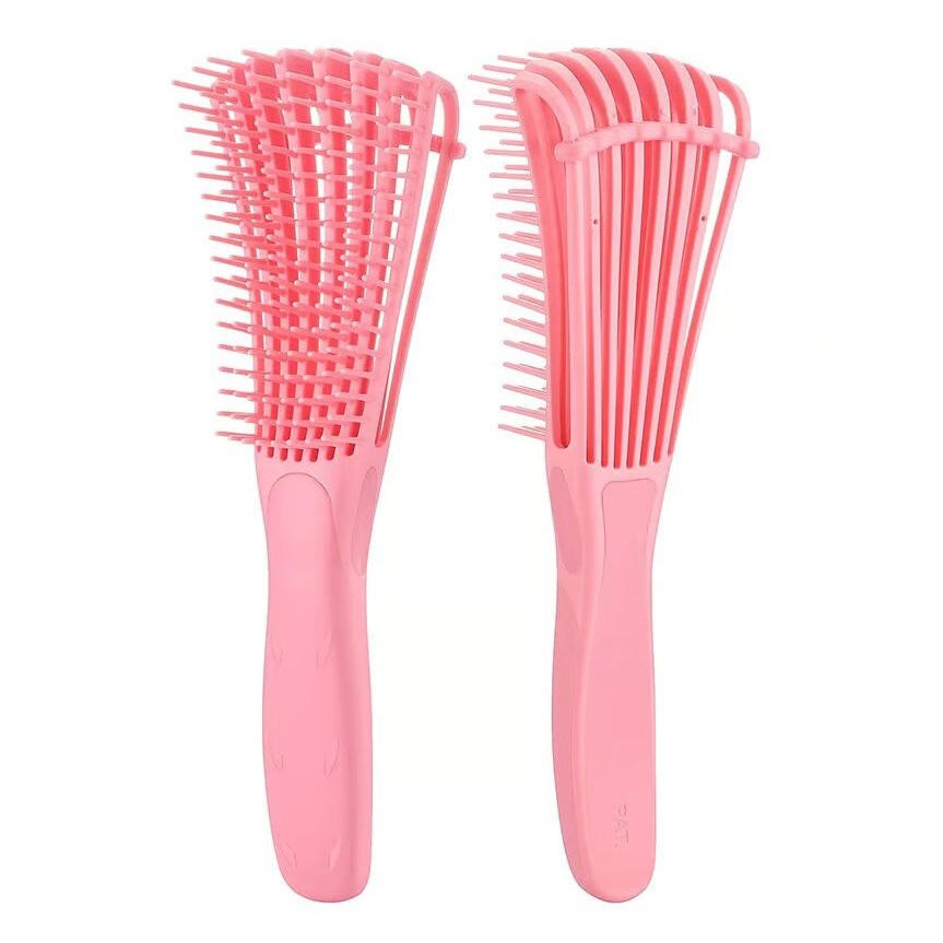 Cepillo desenredante para cabello rizado