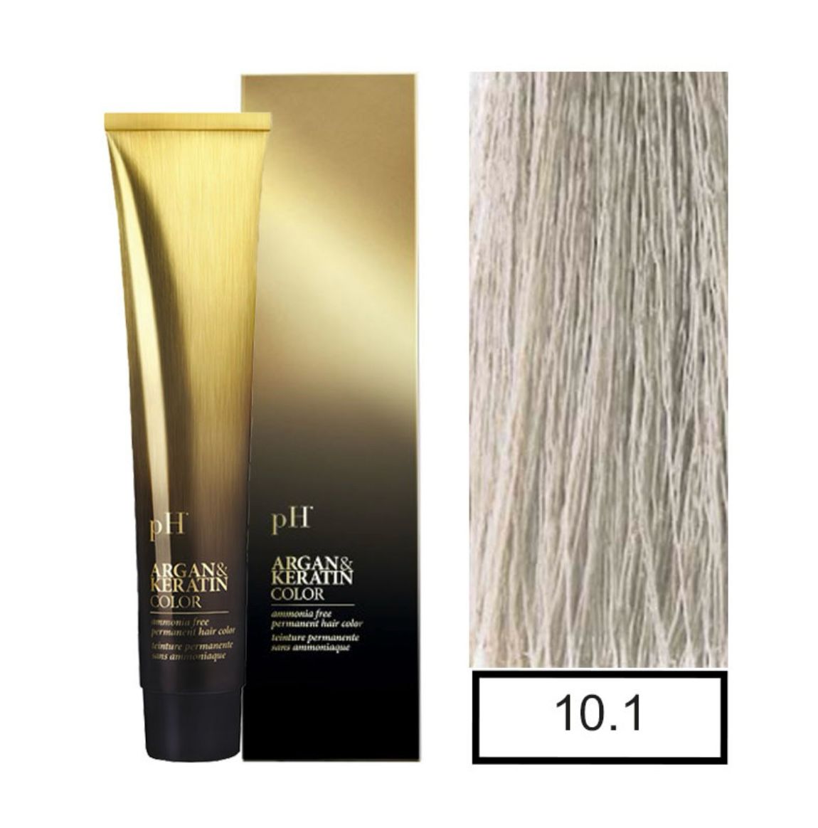 pH Argan&Keratin color 10.1 tinte sin amoníaco 100gr