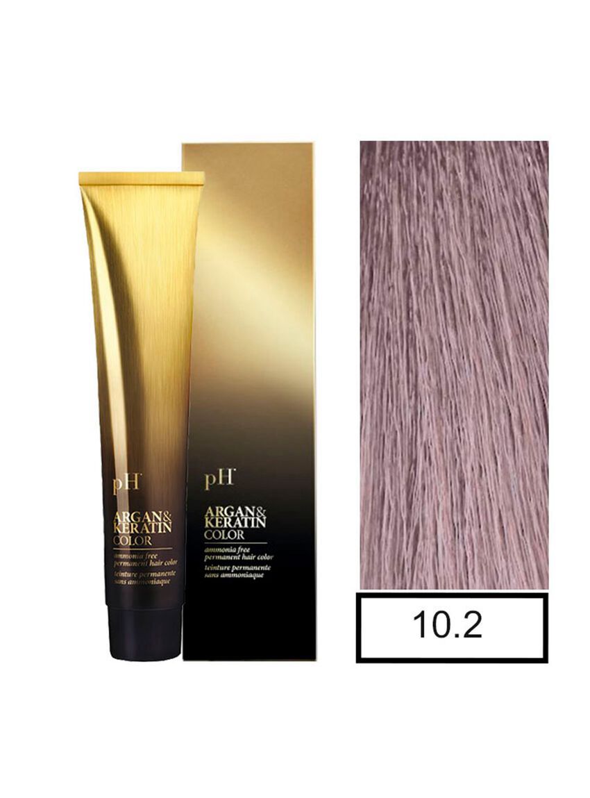 pH Argan&Keratin color 10.2 tinte sin amoníaco 100gr