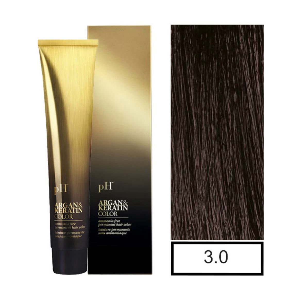 pH Argan&Keratin color 3.0 tinte sin amoníaco 100gr