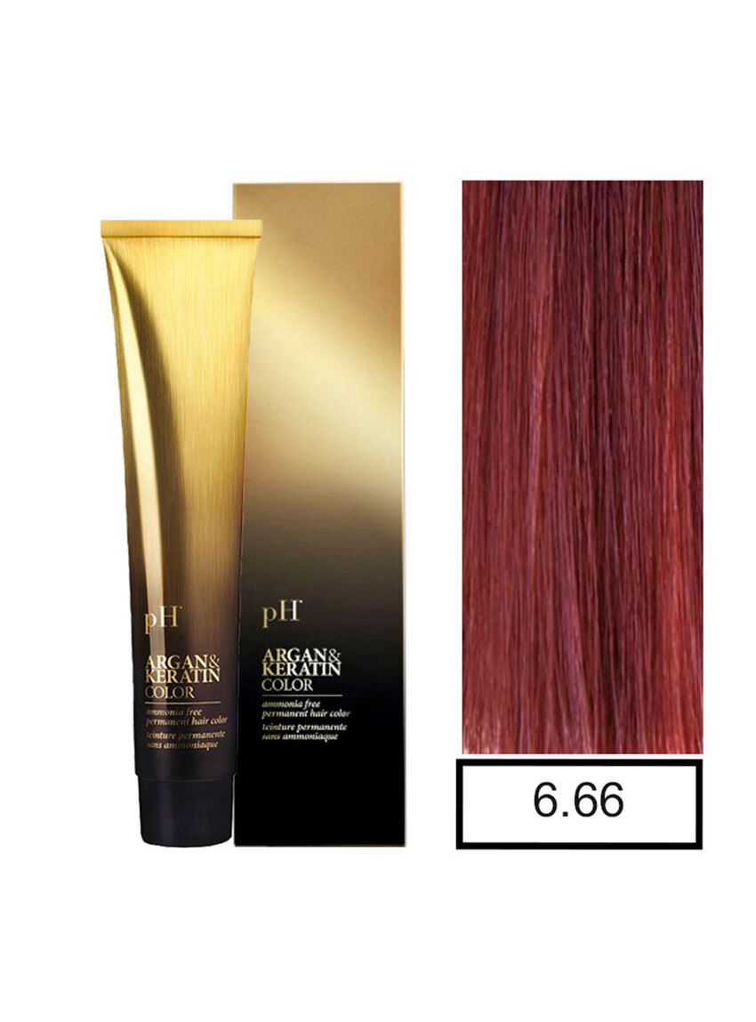 pH Argan&Keratin color 6.66 tinte sin amoníaco 100gr