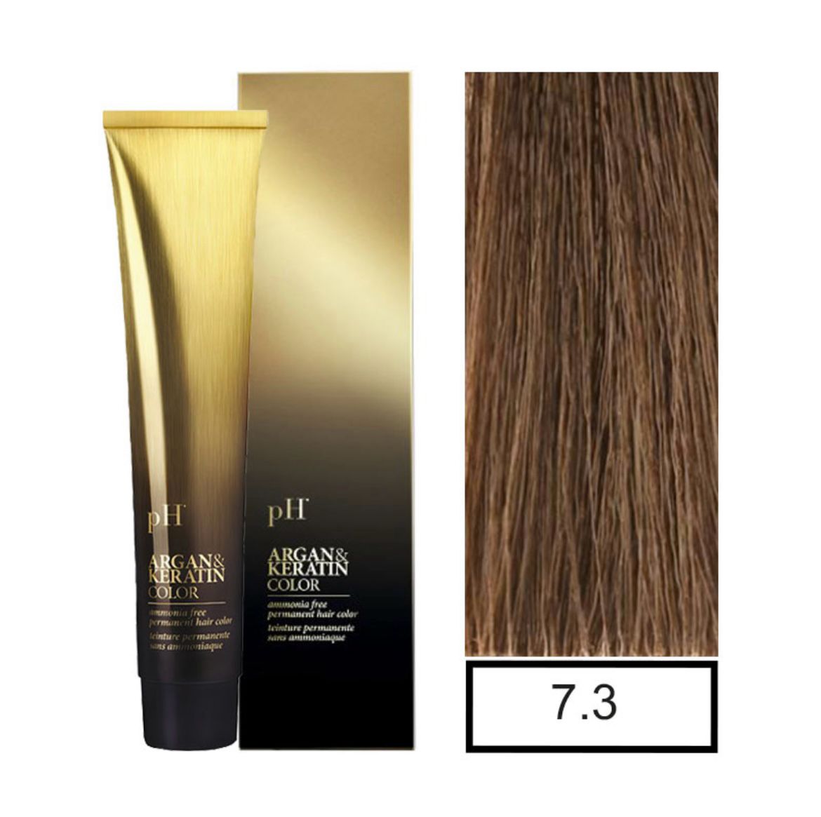pH Argan&Keratin color 7.3 tinte sin amoníaco 100gr