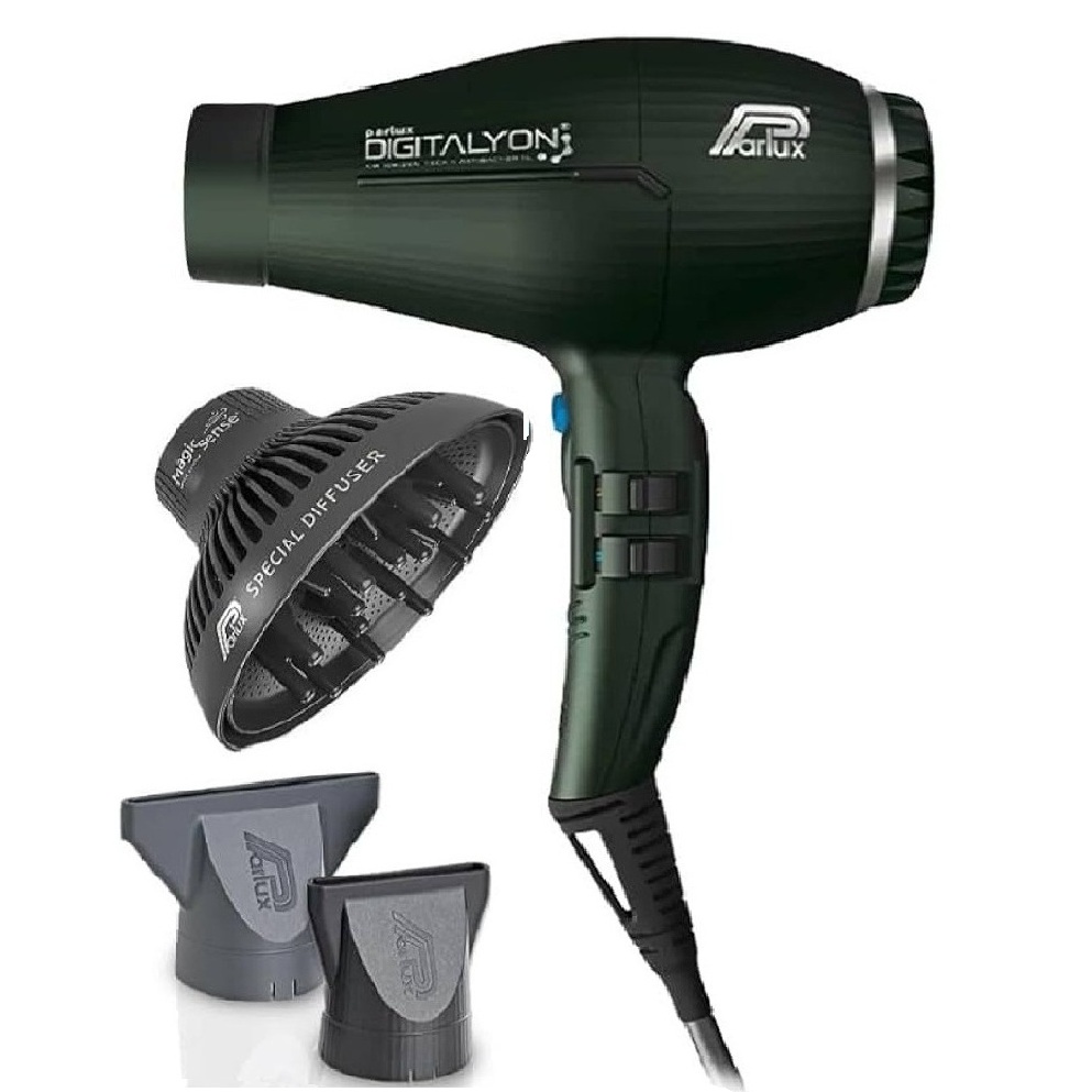 PARLUX Secador de pelo Digitalyon Anthracite con difusor