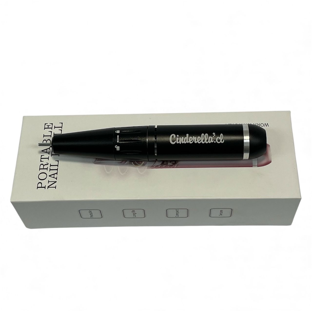 Cinderella.cl Torno Drill Portable negro 30000RPM